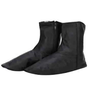 Leather Zipper Socks Islamic Thermal Prayer Winter Socks